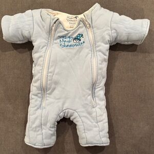 Baby Blue Merlin's Magic Sleepsuit